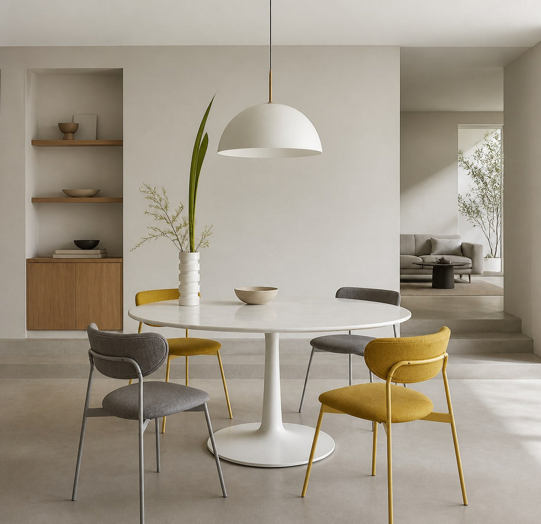 Parvion Modern Adjustable Sculptural Metal Pendant Light