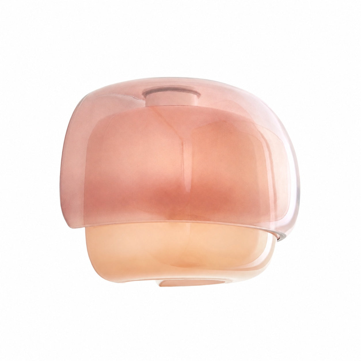 Clinco Colored Modern Vintage Glass Wall Lamp - Soft Mushroom Glow
