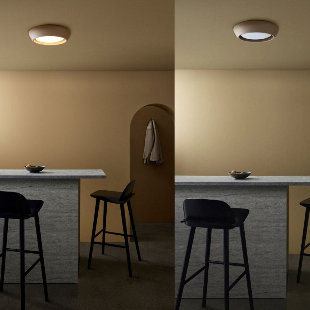 Nordic Plaster Ceiling Light - Minimalist LED Ceiling Light
