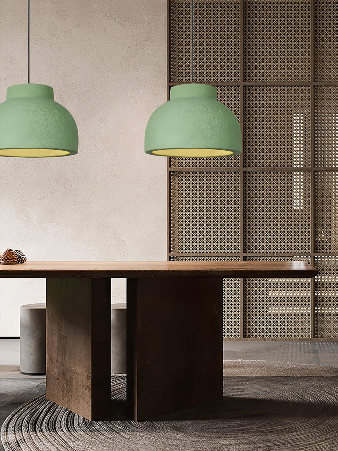 Matte Texture Wabi Sabi Pendant Light