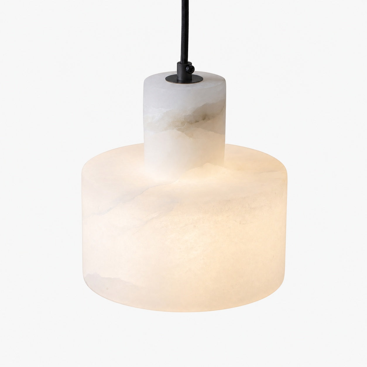 Cylorion Alabaster Pendant Lamp – Modern Minimalist Hanging Light for Dining Room