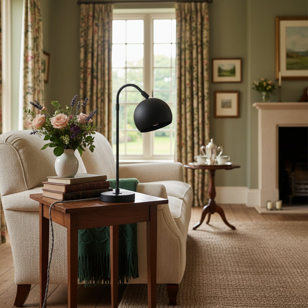 Ornato Luxe Modern Accent Table Lamp - Stylish Home Light