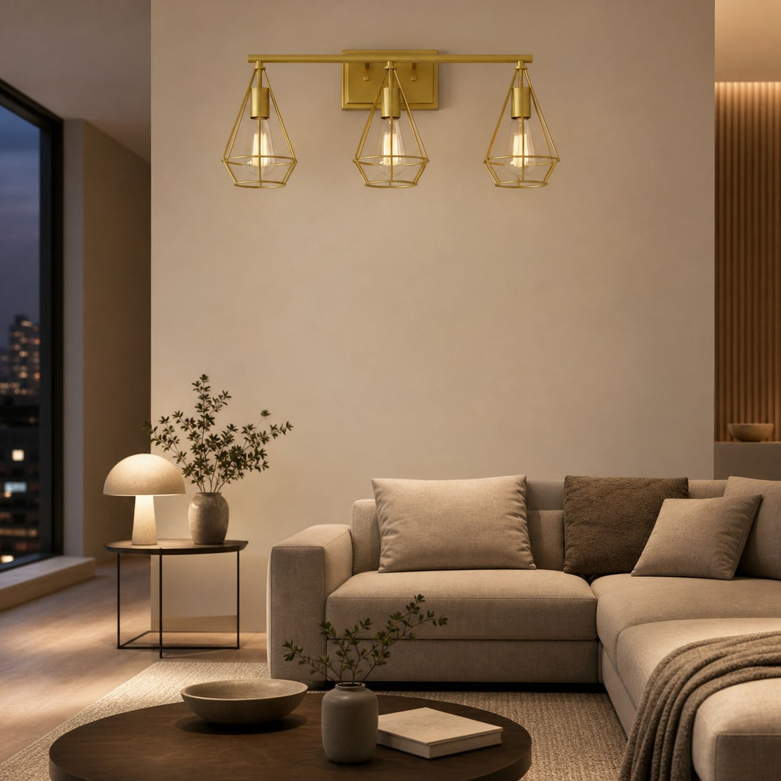 Solanivelo Retro Metal Wall Light with Diamond Hollow Shades for Kitchen Island