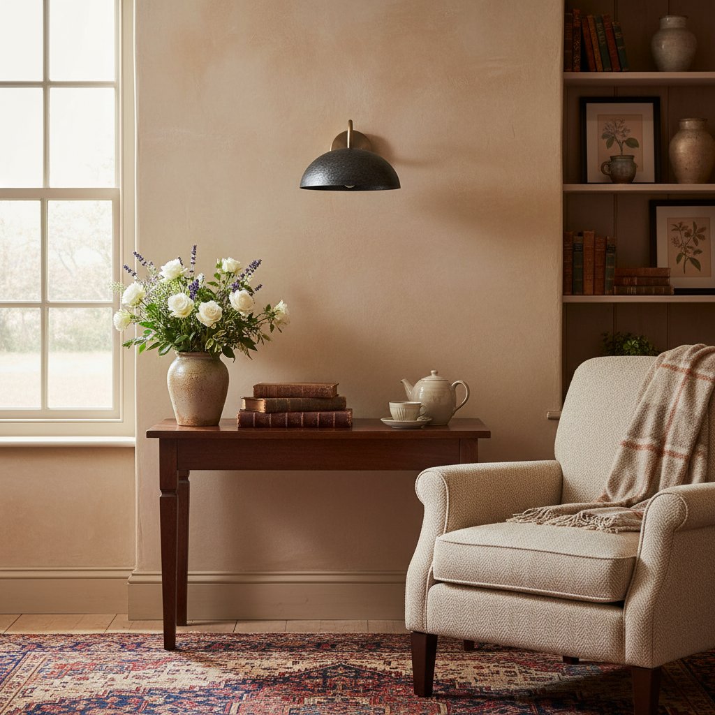 Curva Metal  Industrial Wall Sconce - Curved Brass Arm - Hammered Dome Light Fixture