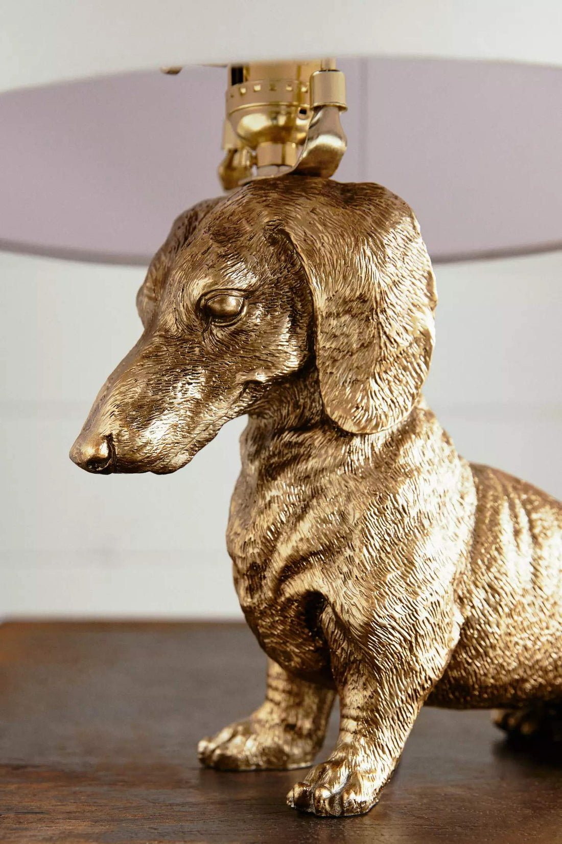 Pawdia Unique Table Lamp - Decorative Ceramic Animal Bedside Lamp