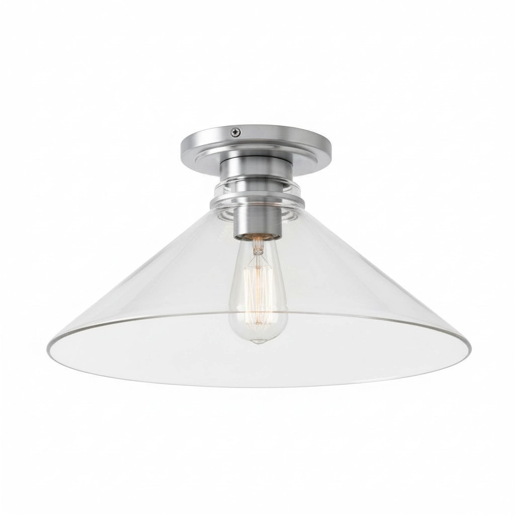 Aurenza Timeless Flush Mount Light - Farmhouse Design with Simple Elegant Charm