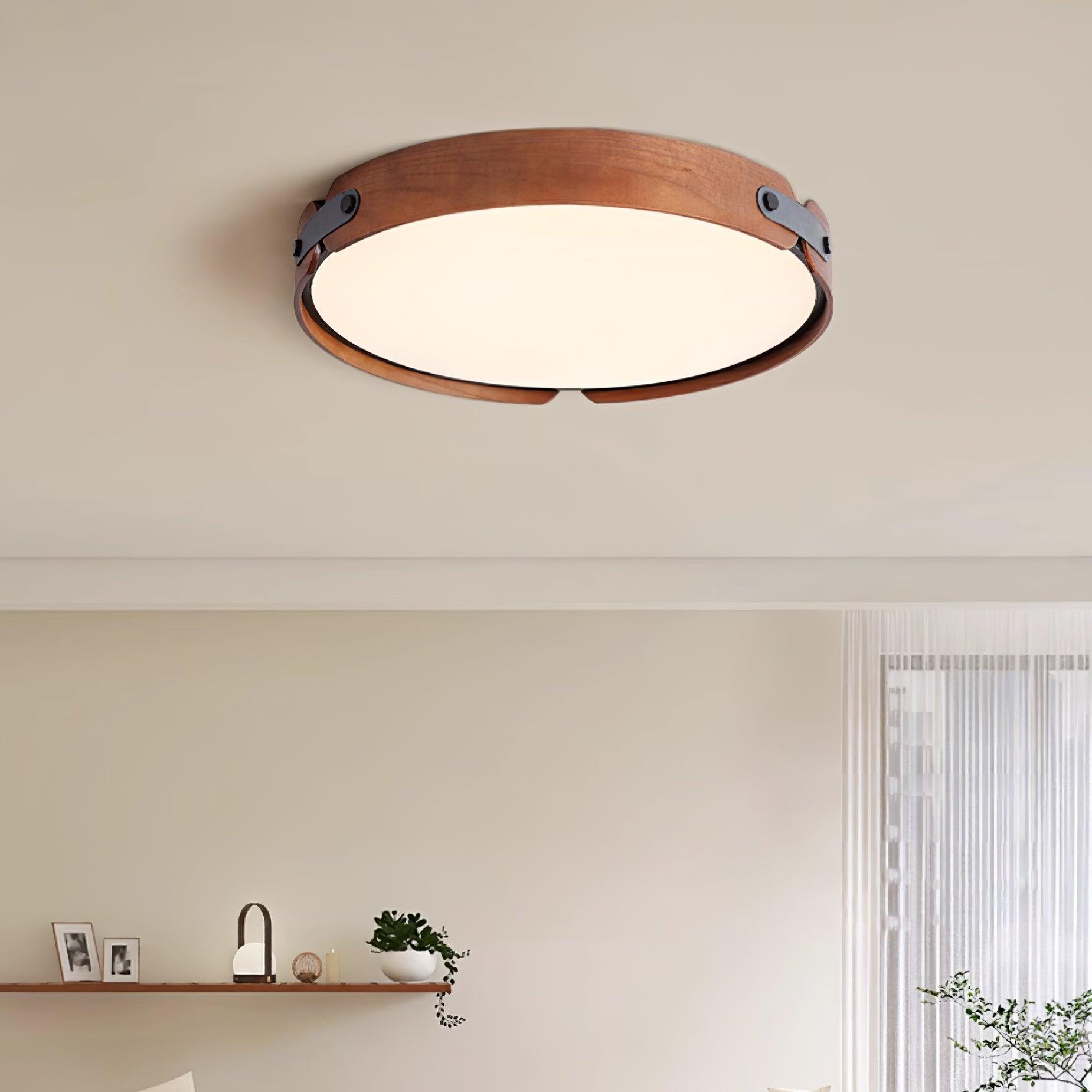 Drum Design Flush Mount Lighting