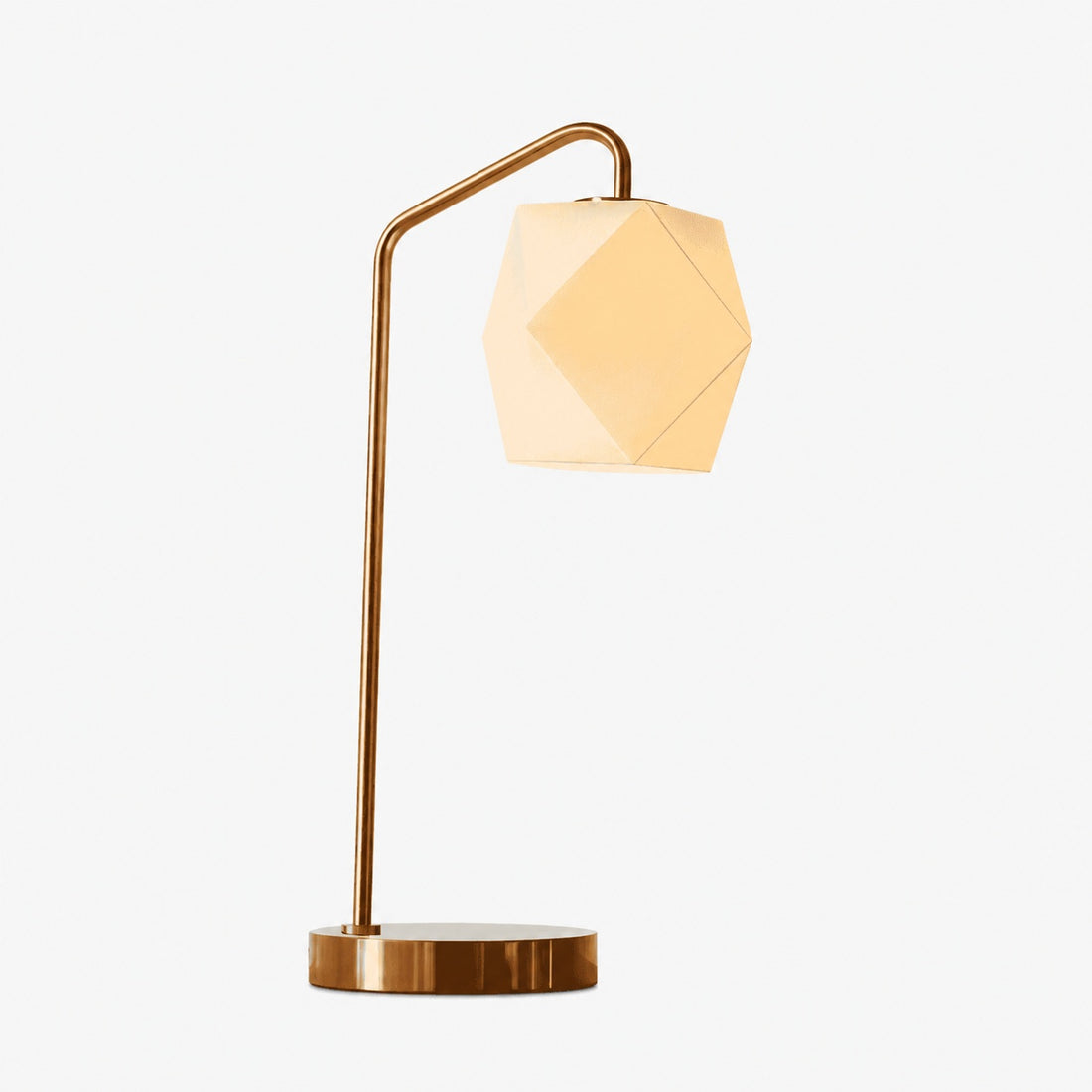 Talvior Luminous Geometric Faceted Glass Table Lamp