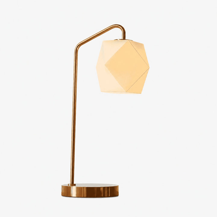 Talvior Luminous Geometric Faceted Glass Table Lamp