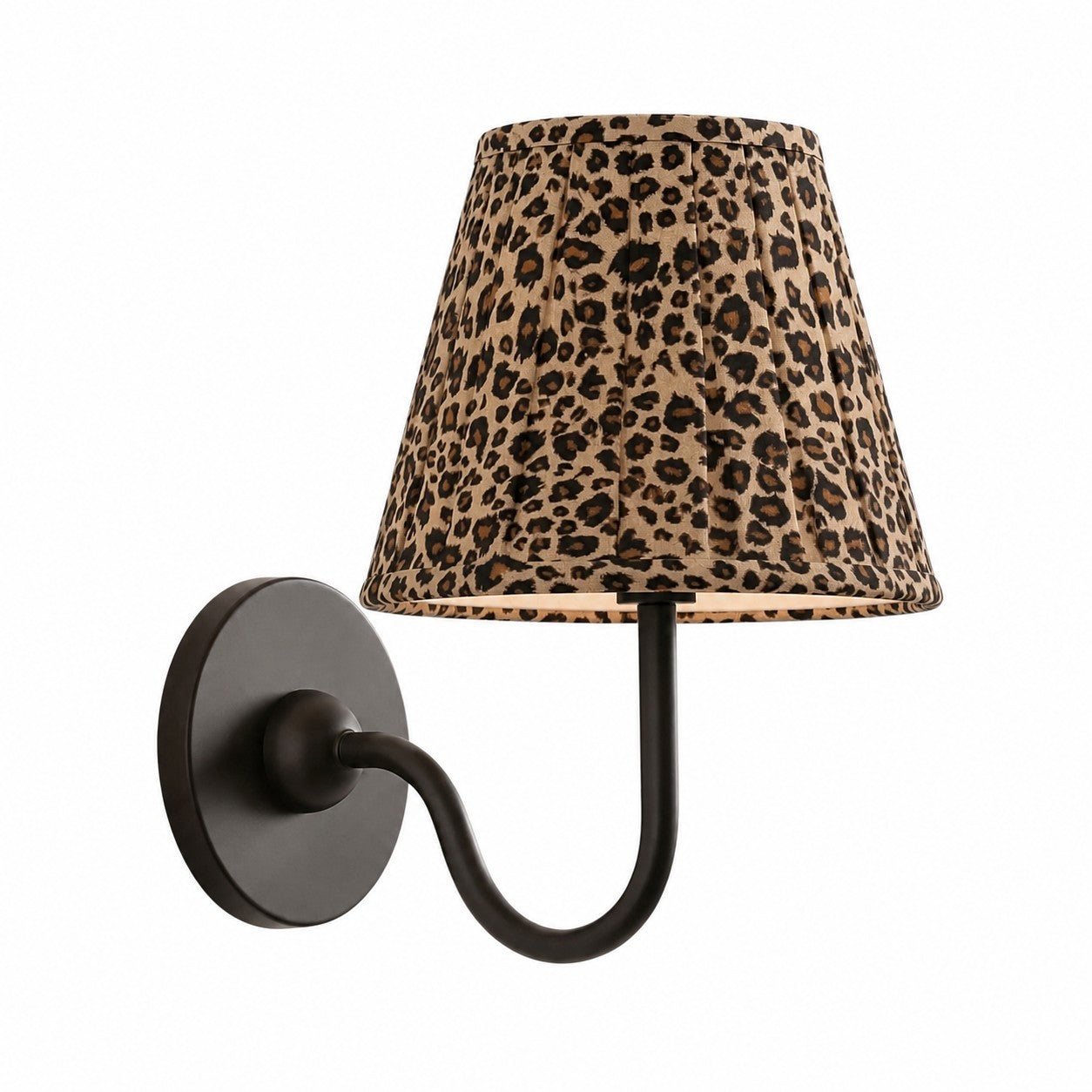 Luvora Vintage Pleated Shade Wall Lamp - Modern Brass Linen Wall Lighting