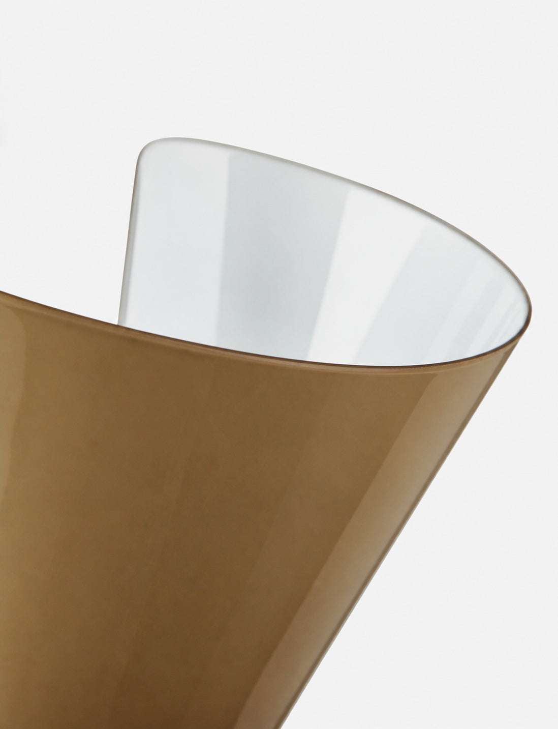 Bellina Radner Pendant Light – Colored Glass Shade with Brass Detail for Modern Spaces