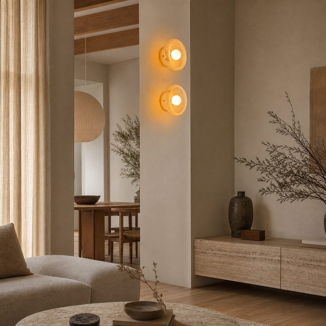 Piedra Marble Wall Lamp