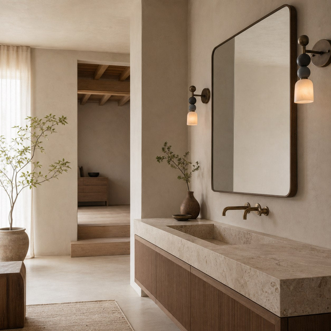 Minimalist Wall Lamp Modern Linear Sconce Light for Bedroom Hallway