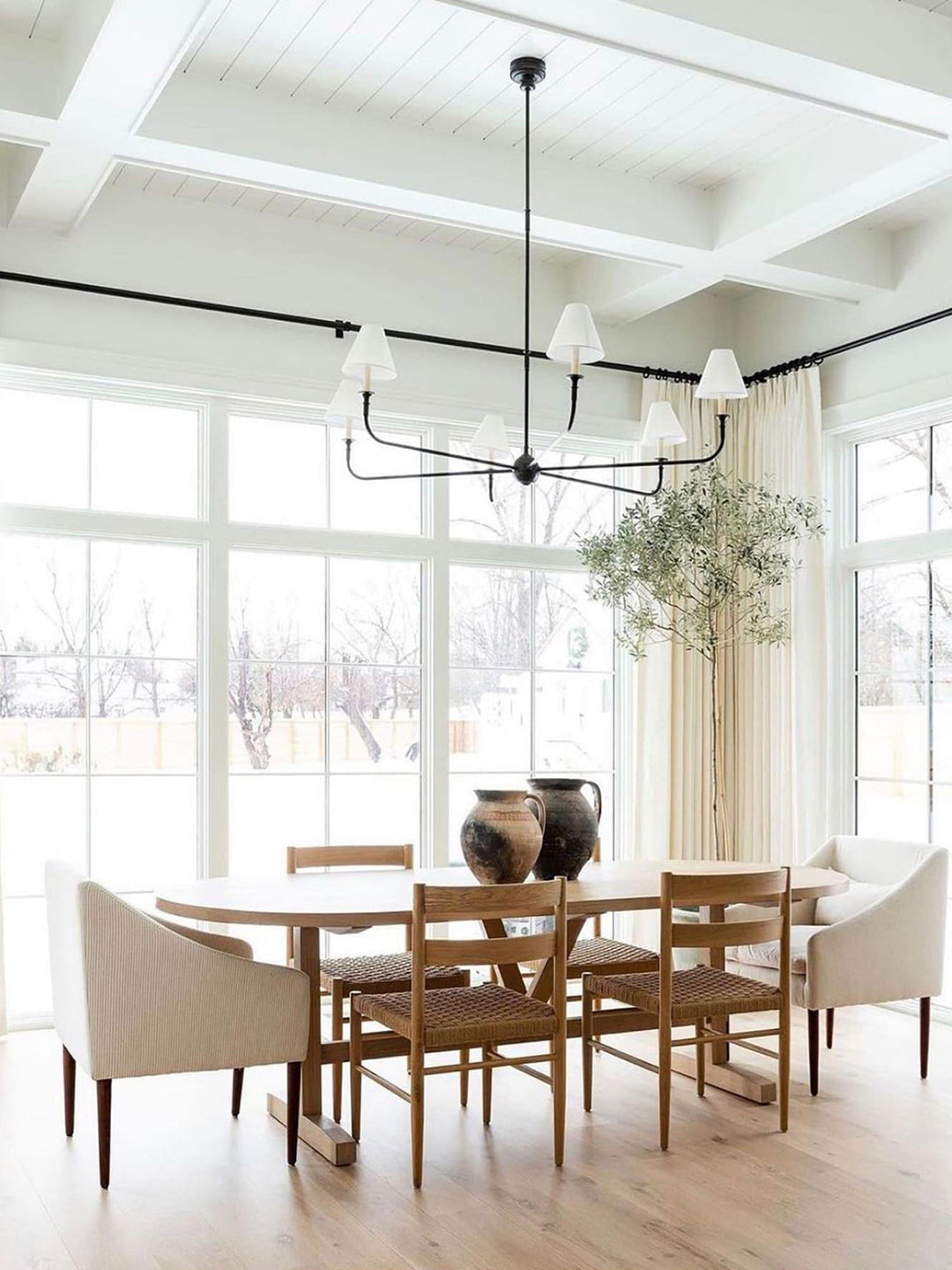 Piaf Grande Modern Industrial Metal Chandelier