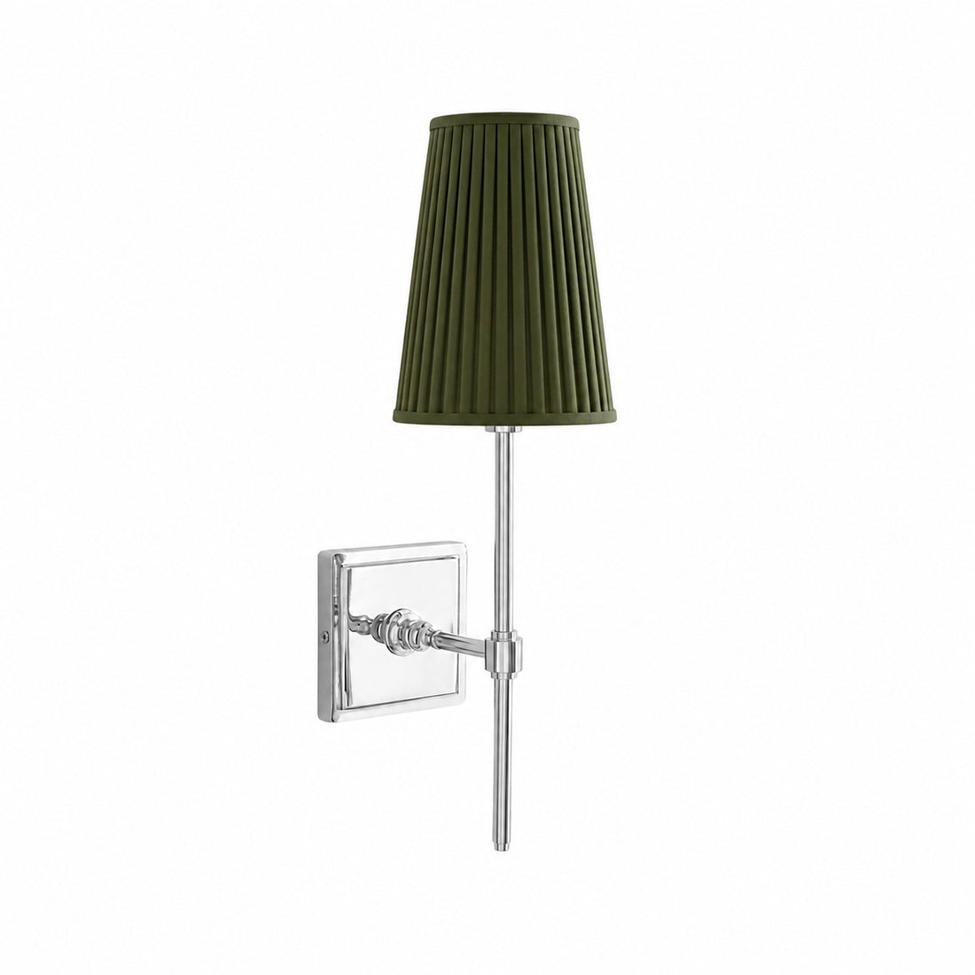 Derlina White Linen Shades Wall Lamp – Retro Metal Multi-Head Lighting Fixture