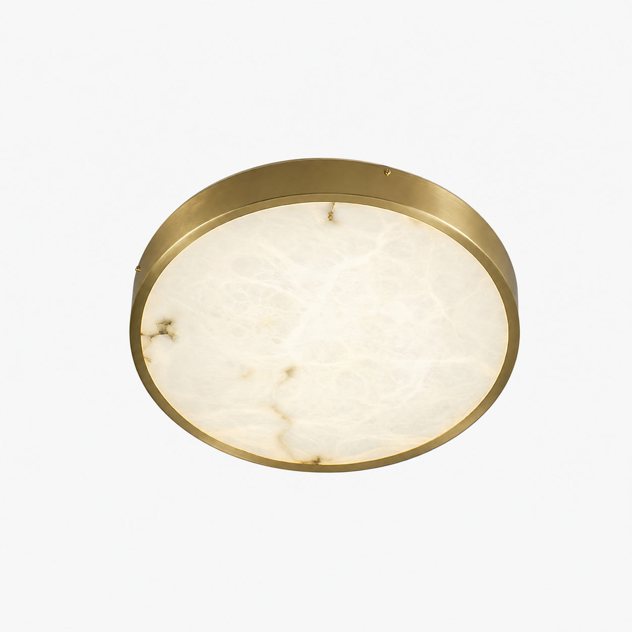 Geometric Alabaster Recessed Ceiling Light