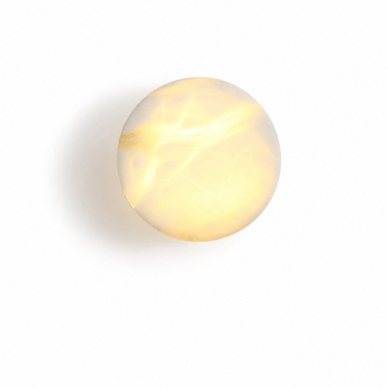 Cylindrical Alabaster Wall Lamp
