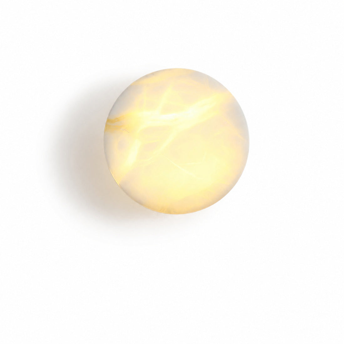 Cylindrical Alabaster Wall Lamp