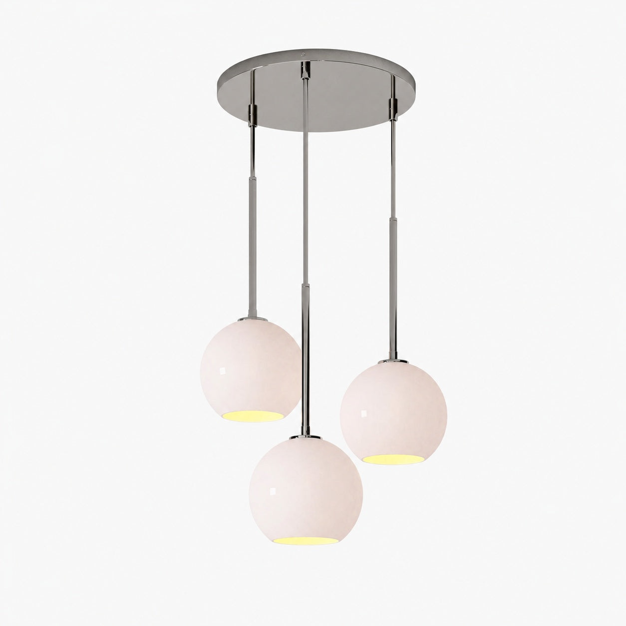 Selvion Minimalist Crystal Chandelier - Handcrafted Glass Sculptural Lighting Fixture