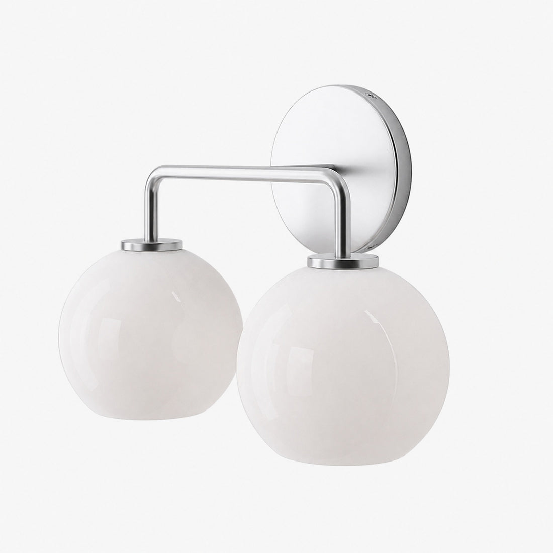 Selvion Artistic Globe Sconce Light - Handcrafted Glass Sculptural Wall Fixture