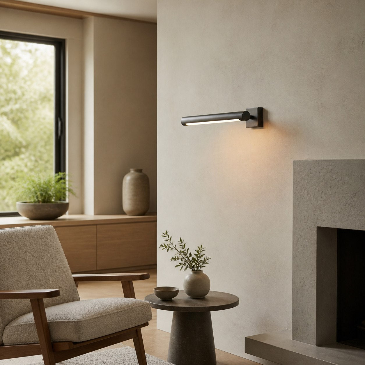 Zorv Sleek Picture Light – Ribbed Metal Frame Wall Light for Art or Photo Display