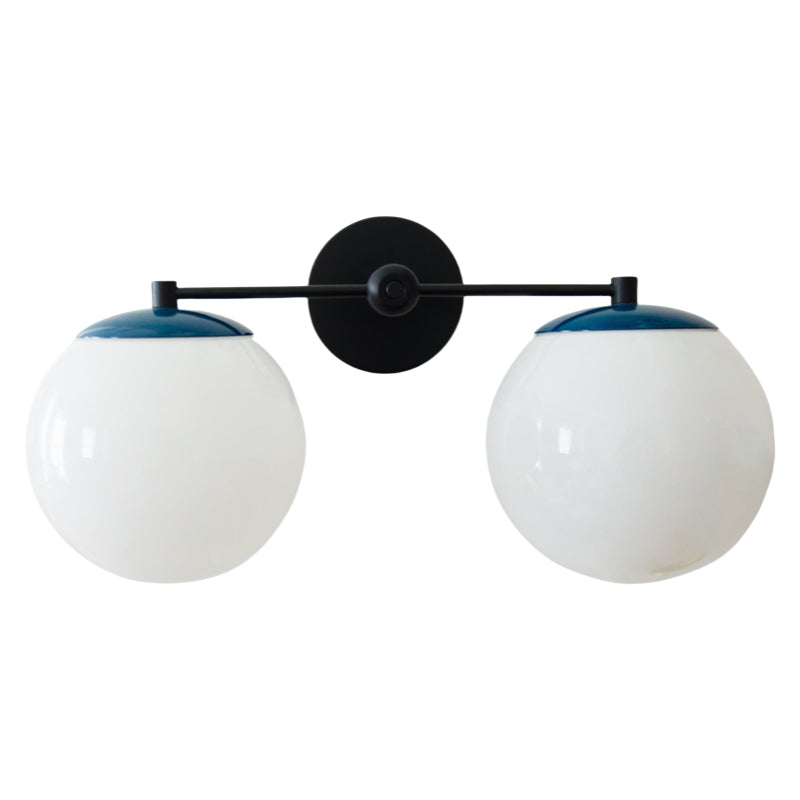 Two Lights Colorful Ernest Sconce - Bubble Pop Vanity Bathroom Sconces
