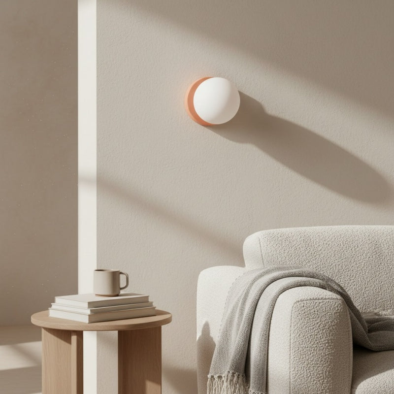 Nuevola Soft Sculptural Wall Light - Minimal Decorative Wall Lamp for Modern Indoor Spaces