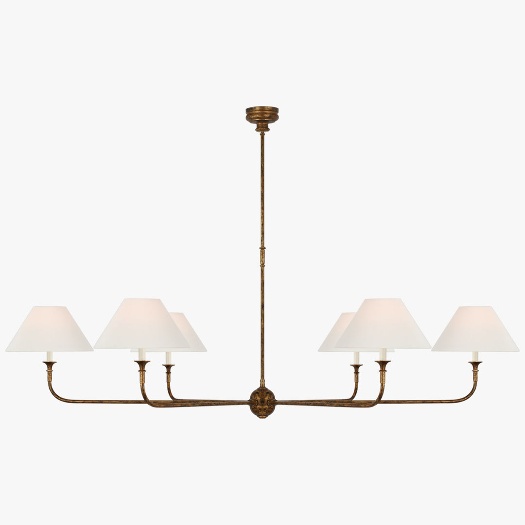 Piaf Grande Modern Industrial Metal Chandelier