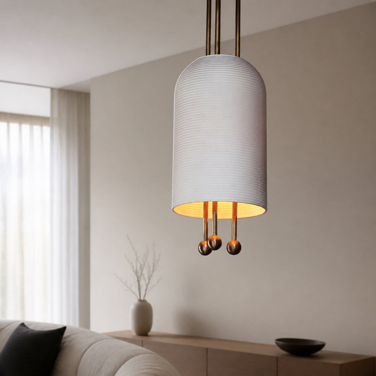 Lantern Glass Pendant Lamp