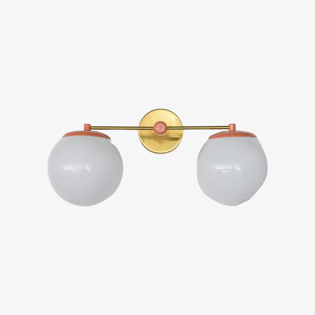 Two Lights Colorful Sconce - Bubble Pop Vanity Bathroom Sconces