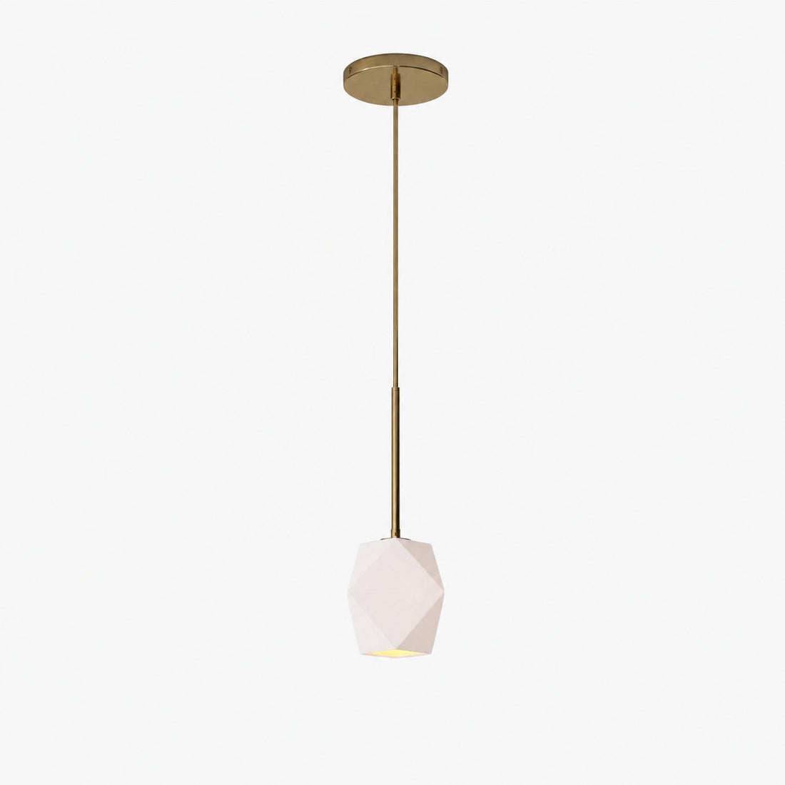 Talvior Faceted Pendant Light – Adjustable Glass Light Fixture