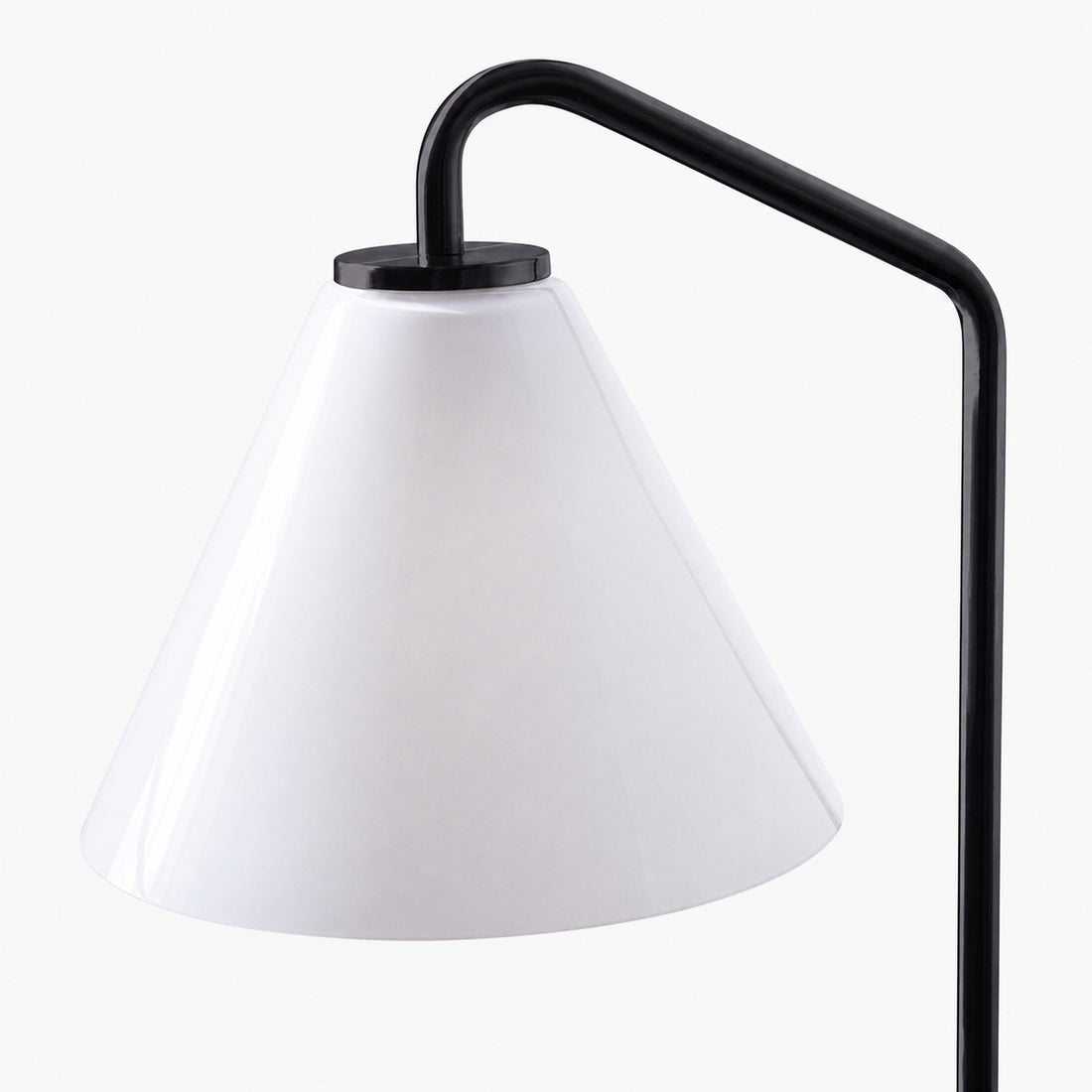 Conica Sculptural Cone Table Lamp - Modern Glass Lighting for Bedroom or Desk
