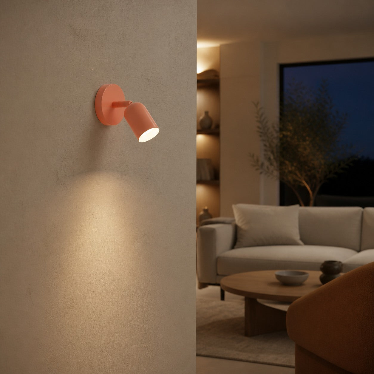 Bauvera Bauhaus-Inspired Wall Light – Clean Lines Bedside Fixture for Interior Spaces N53