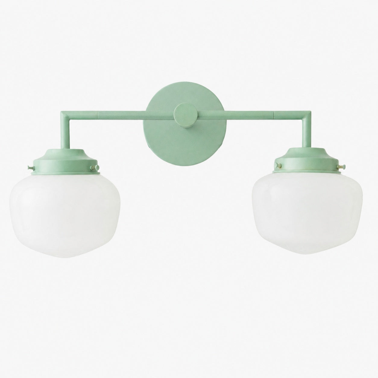Opalume Glass Vanity Light - Vintage Inspired Bathroom Wall Lighting