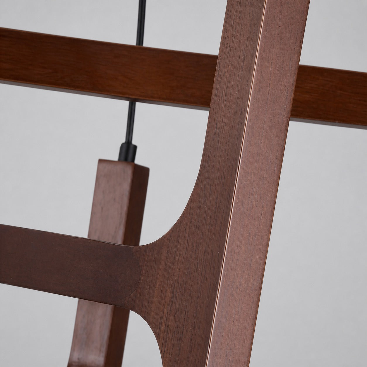 Auralith Wood Chandelier Multi Arm Fixture - Modern Natural Lighting for Living and Dining