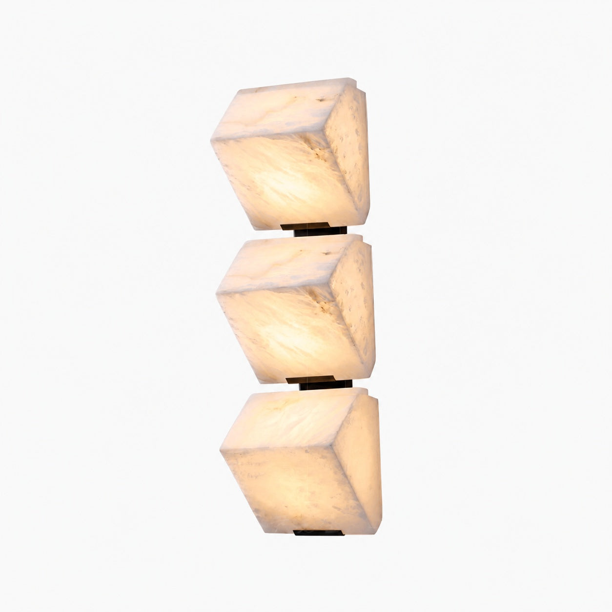 Modern Alabaster Wall Lamp – Minimalist Staircase Sconce for Hallway Corridor Lighting