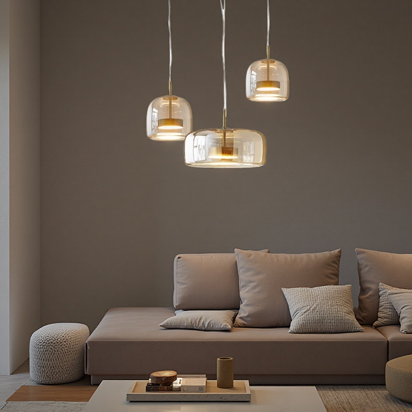 Jube SP Pendant Light - Metro Sphere Glass Jar Suspension Lamp