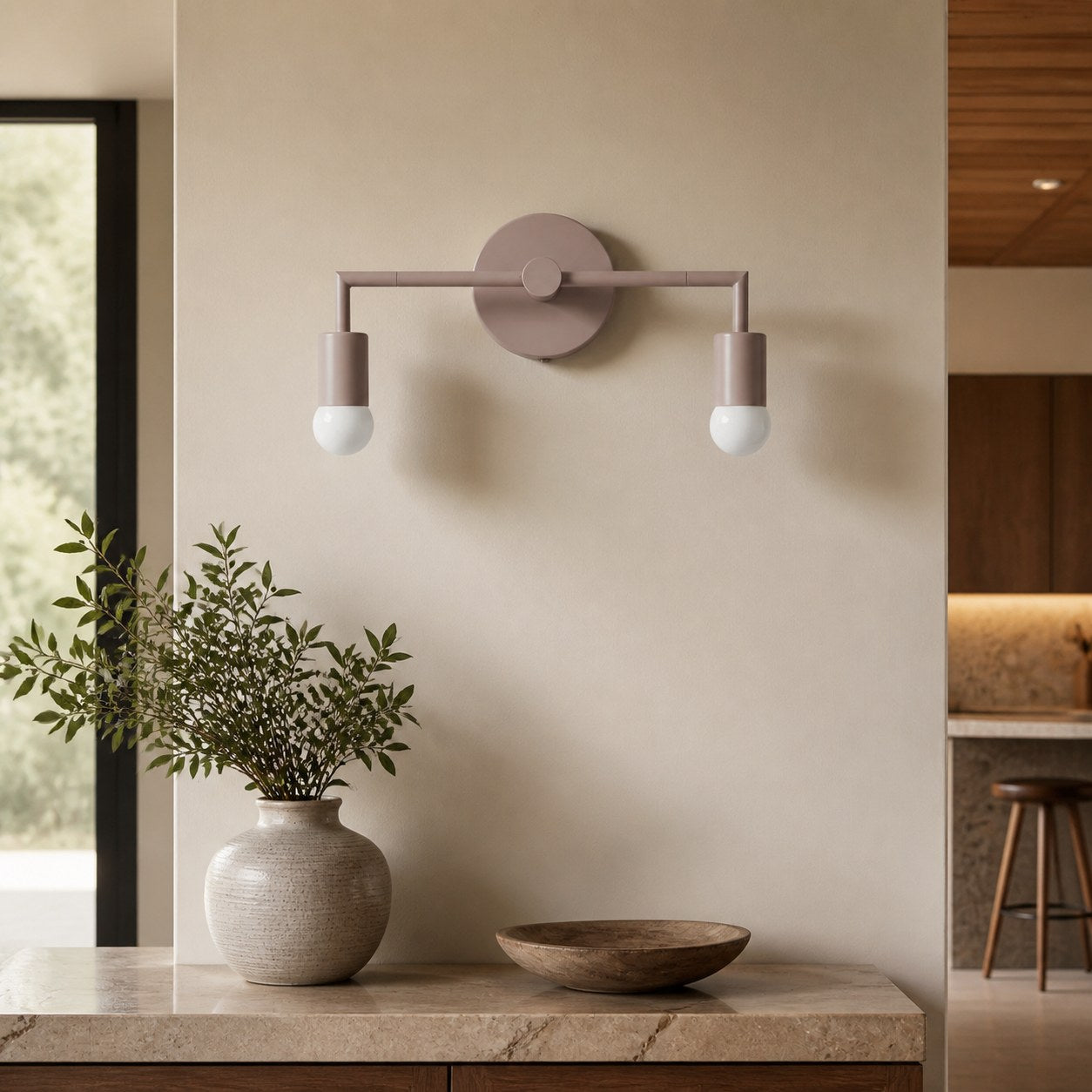 Mobilux Line Colorful Vanity Light - Modern Powder Coated Bathroom Sconce Fixture