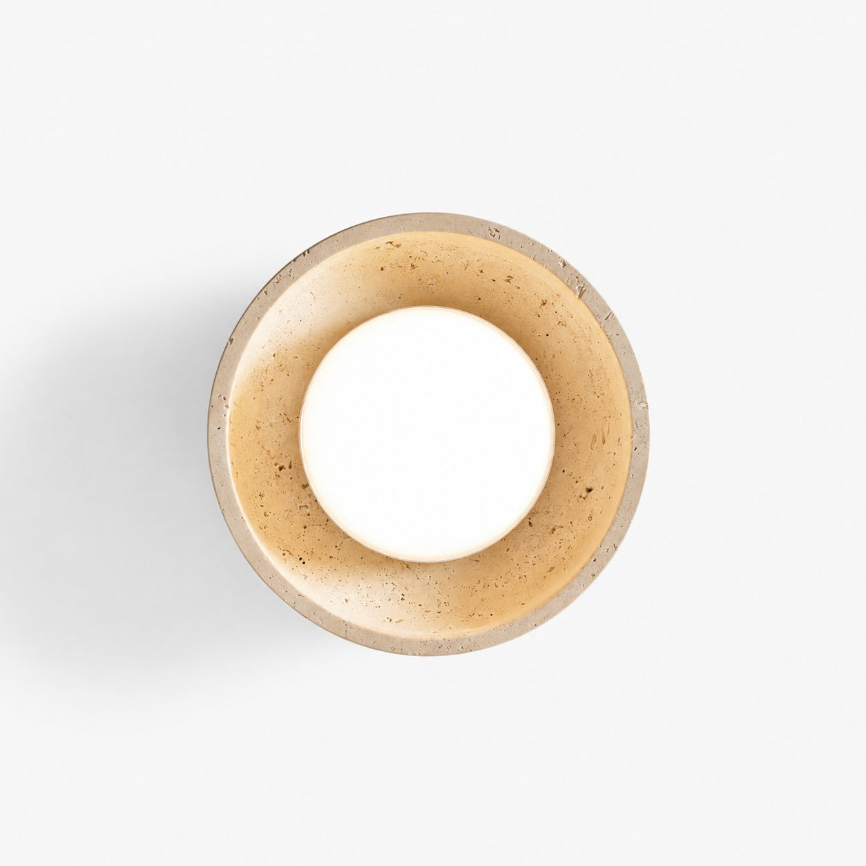 Piedra Travertine Ceiling Lamp