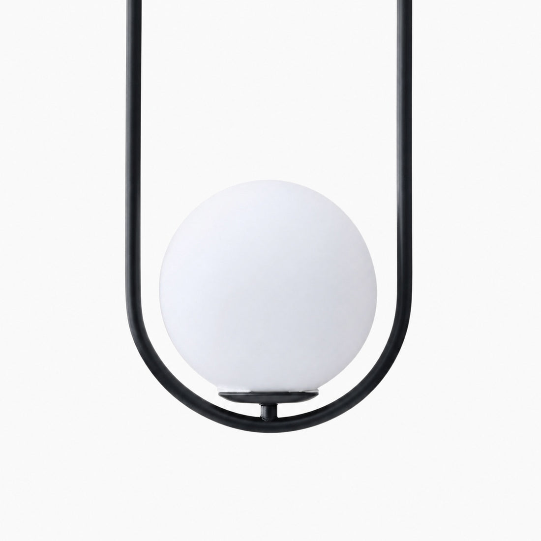 Halozen Modern Pendant Light - Soft Oval Profile Design Decorative Hanging Lamp for Living Room
