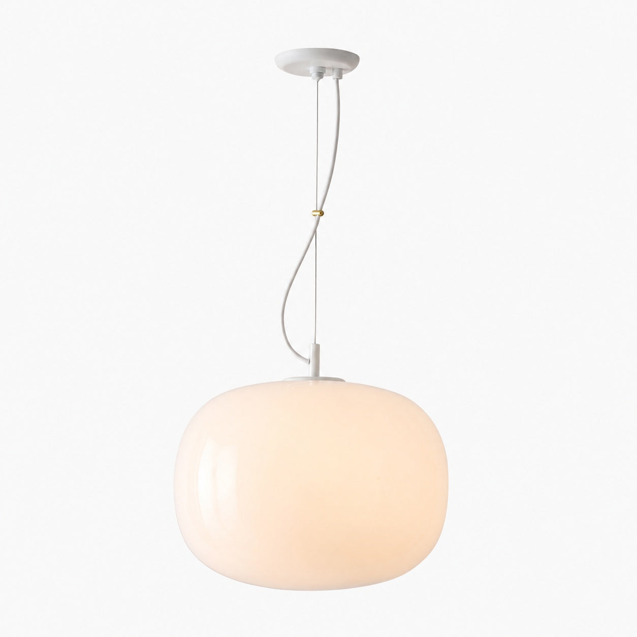 Lumivelle Minimalist Glass Pendant – Adjustable Height Dimmable Design