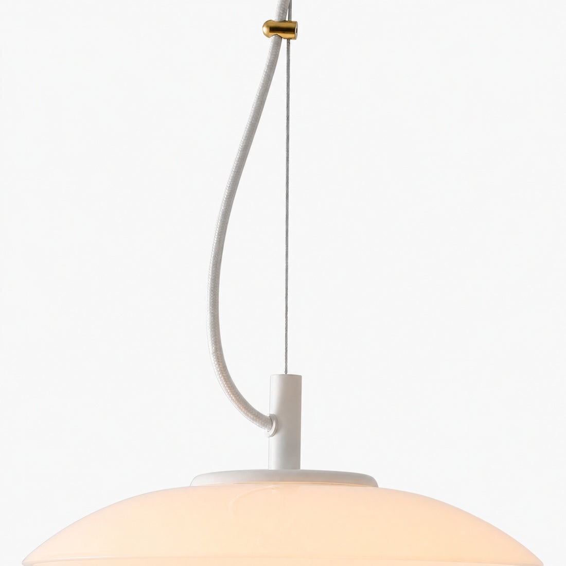 Lumivelle Minimalist Glass Pendant – Adjustable Height Dimmable Design