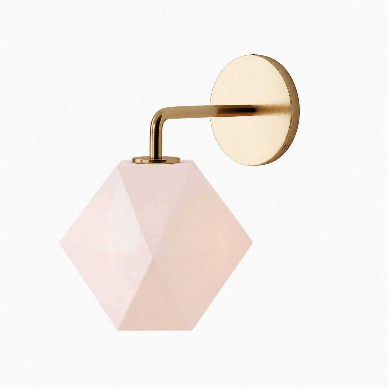 Talvior Geometric Modern Bathroom Sconce - Faceted Shade Light in Luxe Finishes