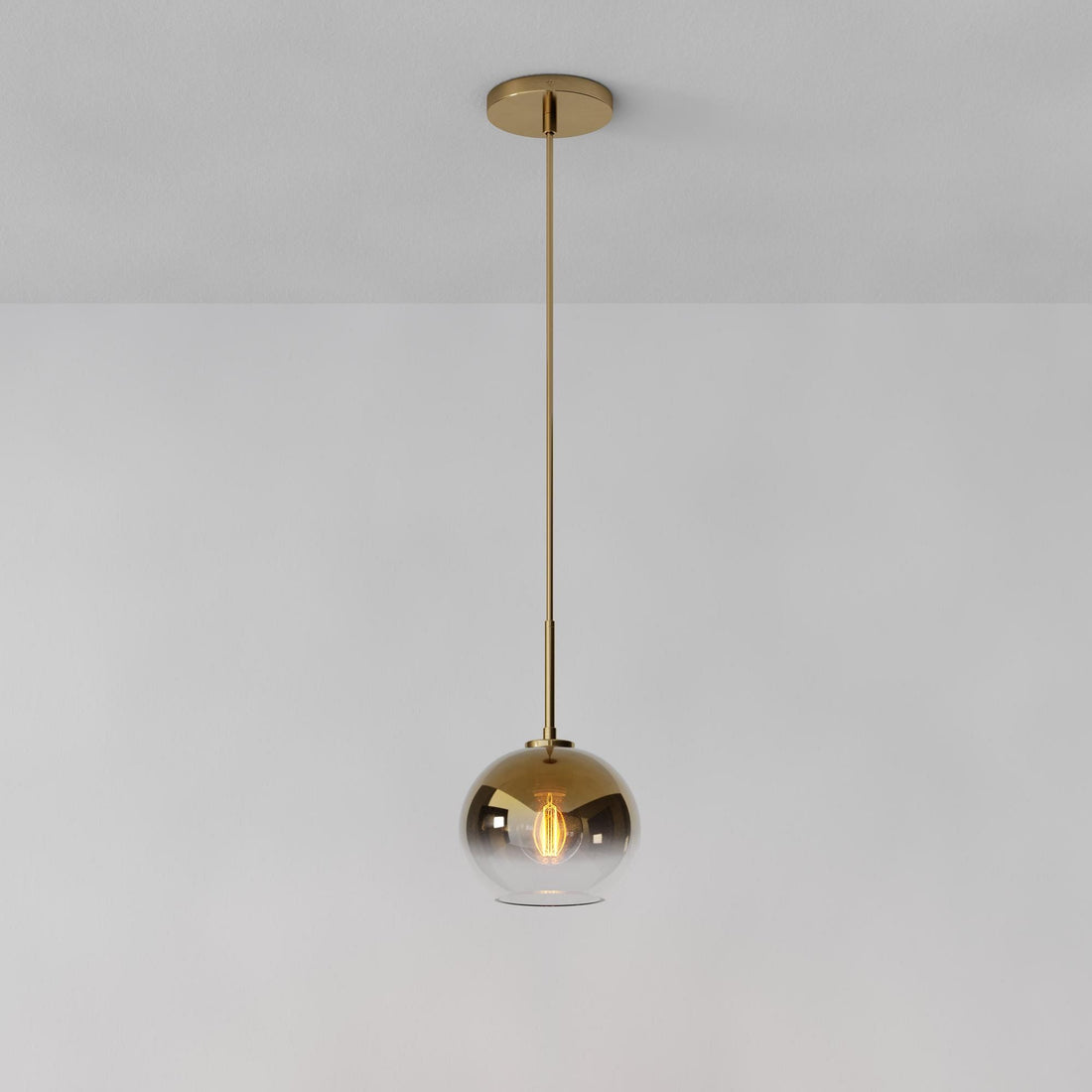 Selvion Sculptural Globe Pendant Light - Modern Glass Pendant Lamp - Sleek Design