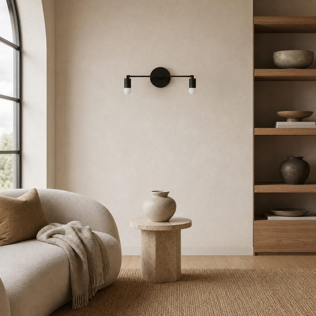 Mobilux Line industrial Bathroom Vanity Light - Minimalist Wall Sconce - Elegant Fixture