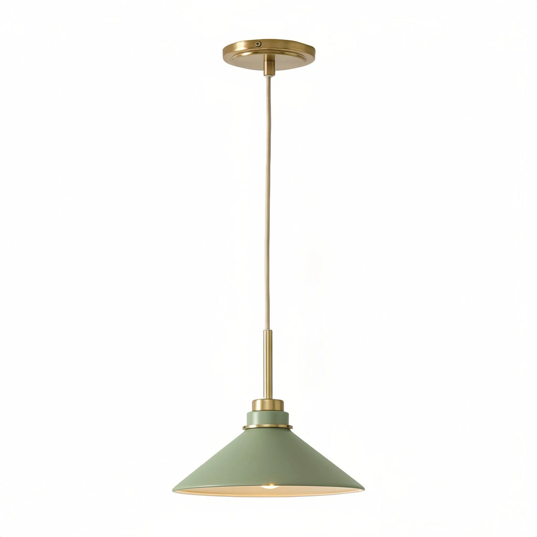 Aurenza Modern Farmhouse Pendant Light - Adjustable Shade for Warm Ambiance