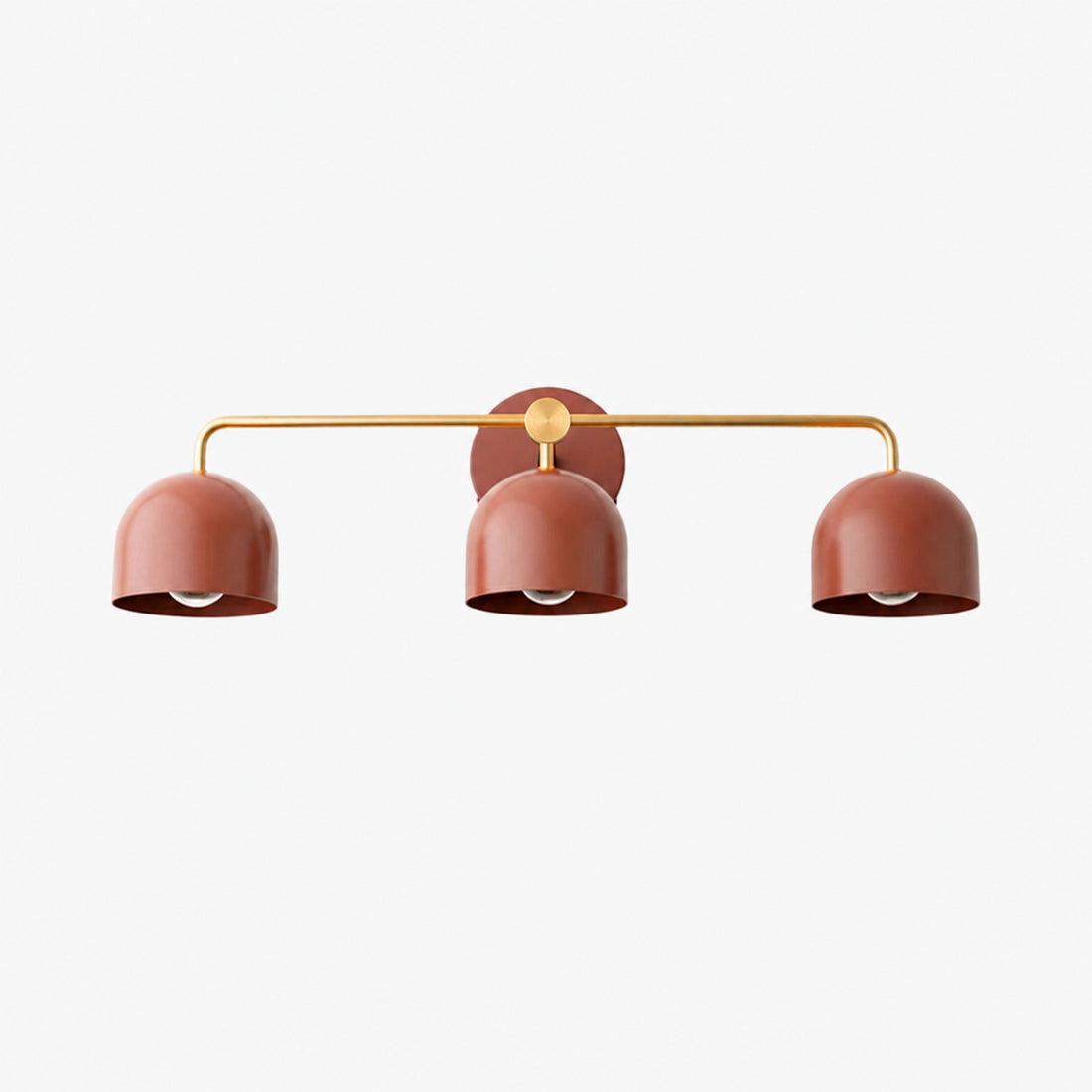 Metio Dome Farmhouse Vanity Wall Light Colorful Metal Sconce