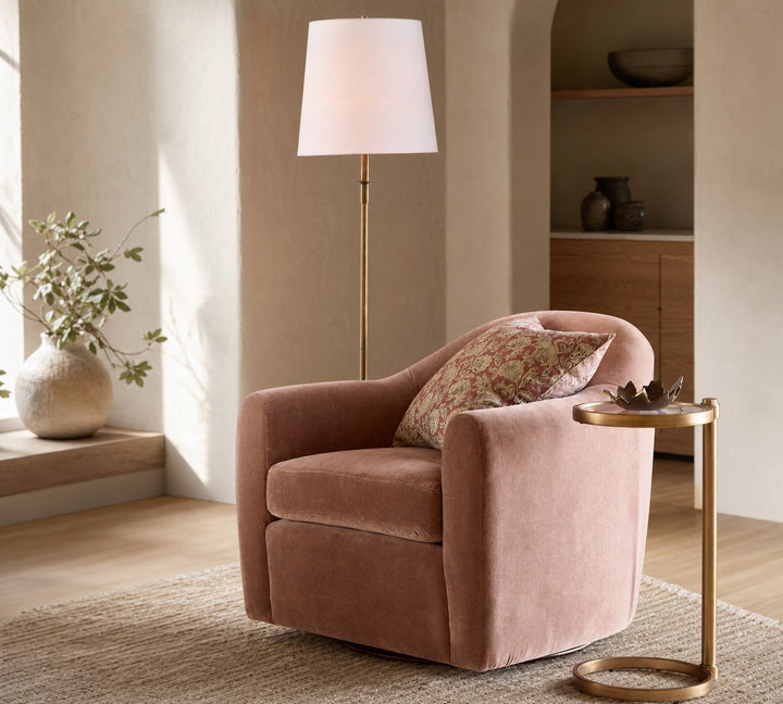 Rowan Articulating Floor Lamp - Adjustable Iron Design for Task Lighting