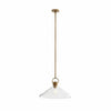 Lumicona Wide Cone Pendant Light – Clear Glass Design with Industrial Style for Kitchens U17