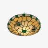 TF Butterfly Pendant Lamp - Decorative Stained Glass Pendant Light for Bedroom or Entryway